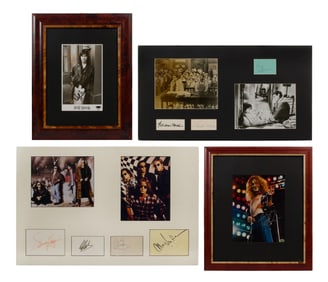 Autographed Movie and Music Memorabilia Assortment
