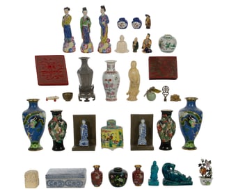 Asian Decorative Object Assortment