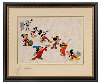 Disney 'Mickey's Milestones' Hand Painted Cel Set-Up