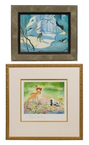 Disney 'Bambi' Giclees on Canvas and Paper