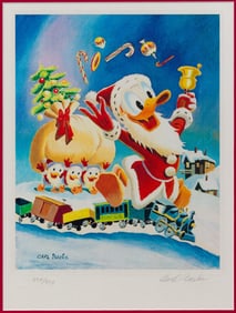 Carl Barks (American, 1901-2000) 'Christmas in Shacktown' Miniature Lithograph
