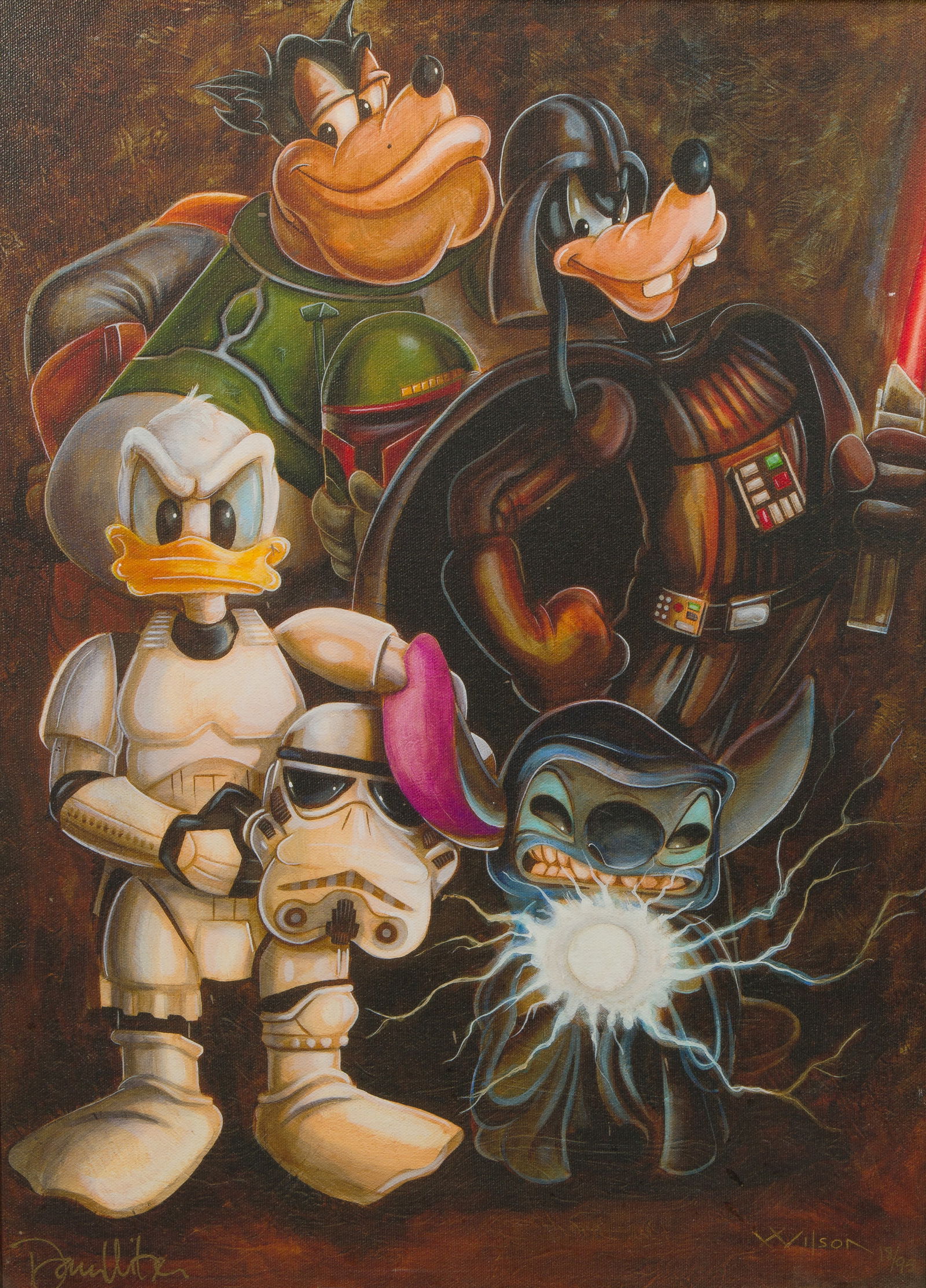 Darren Wilson (American, 20th Century) 'Sith' Giclee on Canvas (1 of 4)