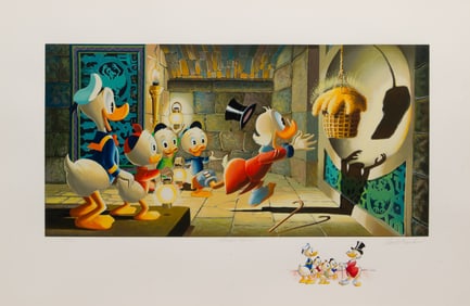 Carl Banks (American, 1901-2000) 'Golden Fleece' Serigraph