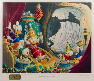 Carl Barks (American, 1901-2000) 'The Cave of Ali Baba' Lithograph