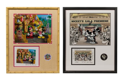 Disney Sericel, Pin and Artist Signed Card Sets