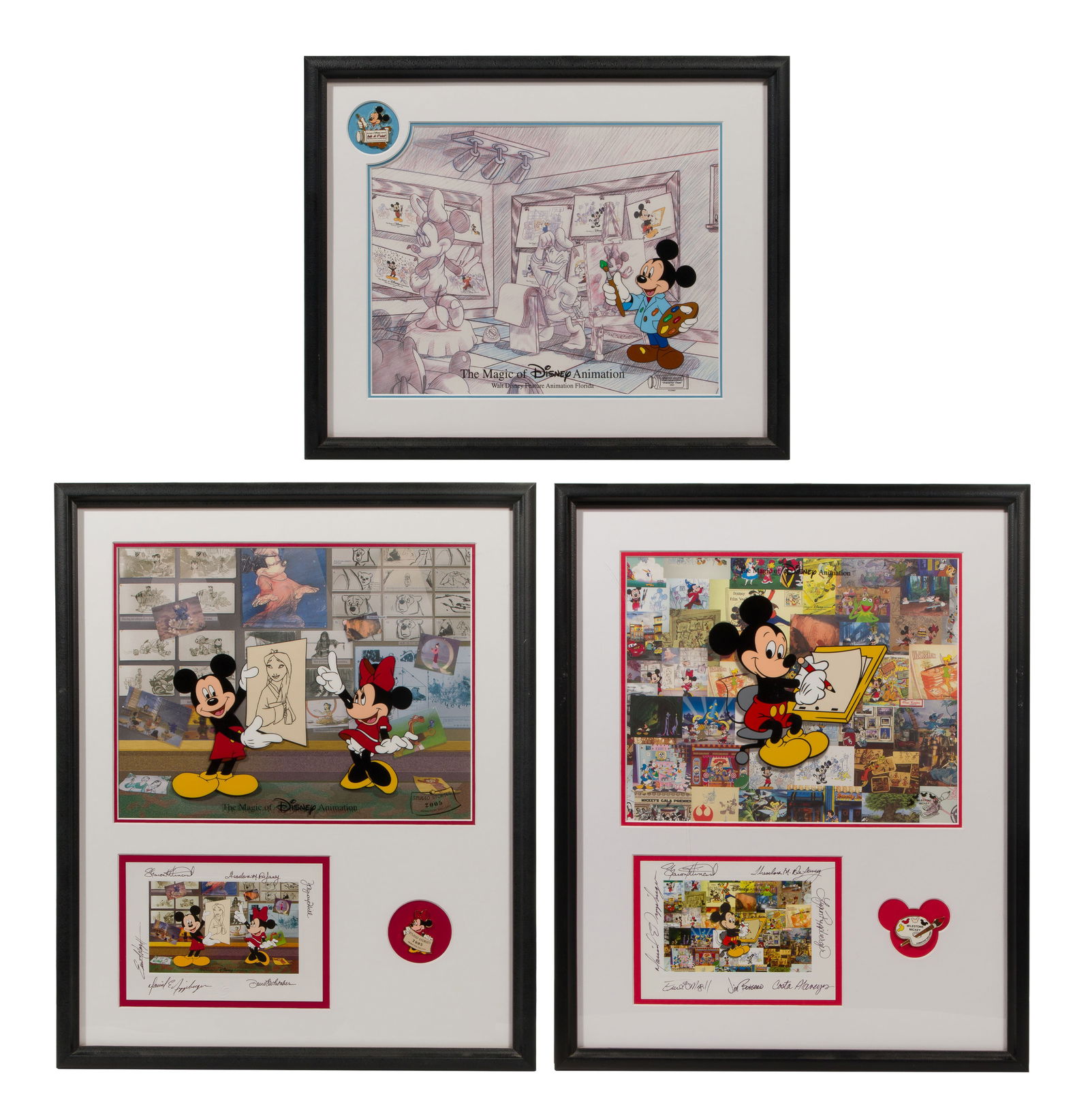 Disney 'Magic Of Disney Animation' Sericel and Pin Set Assortment (1 of 2)