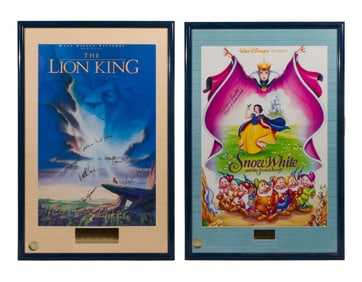 Disney Autographed Movie Posters