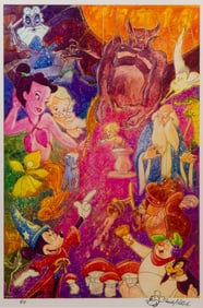 Randy Noble (American, 20th Century) 'Fantasia' Giclee on Paper
