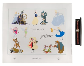 Marc Davis (American, 1913-2000) 'The Art of Marc Davis' Serigraph