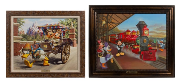 Disney Mickey Mouse Giclee on Canvas