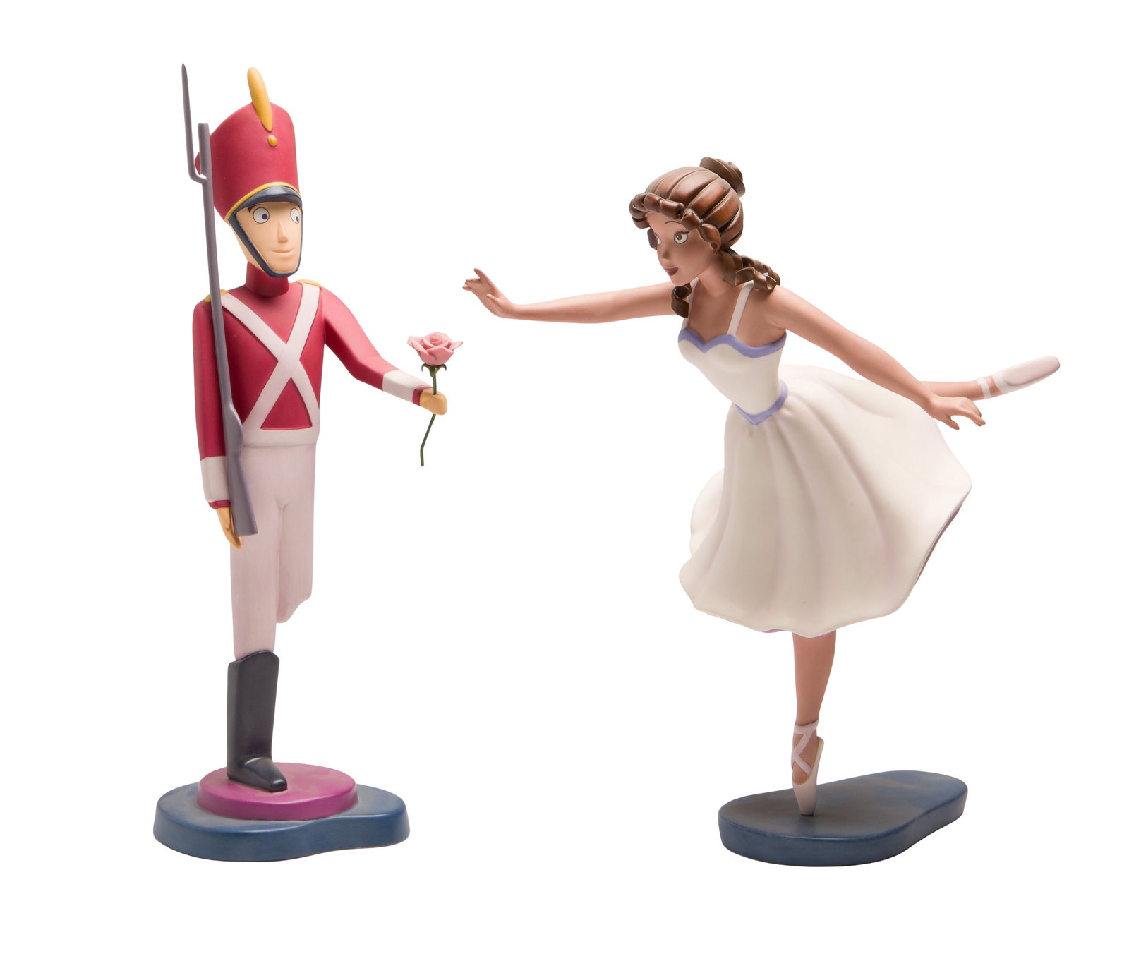 Disney Classics Collections 'Fantasia 2000' Figurines: Disney Classics Collections 'Fantasia 2000' Figurines A set of (2) figurines 'Tin Soldier' and 'Ballerina', marked on the underside Property from: a Private Collector, Palos Park, Illinois Height: 10 