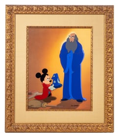 Disney 'A Lesson Learned' Hand Painted Cel Set-Up