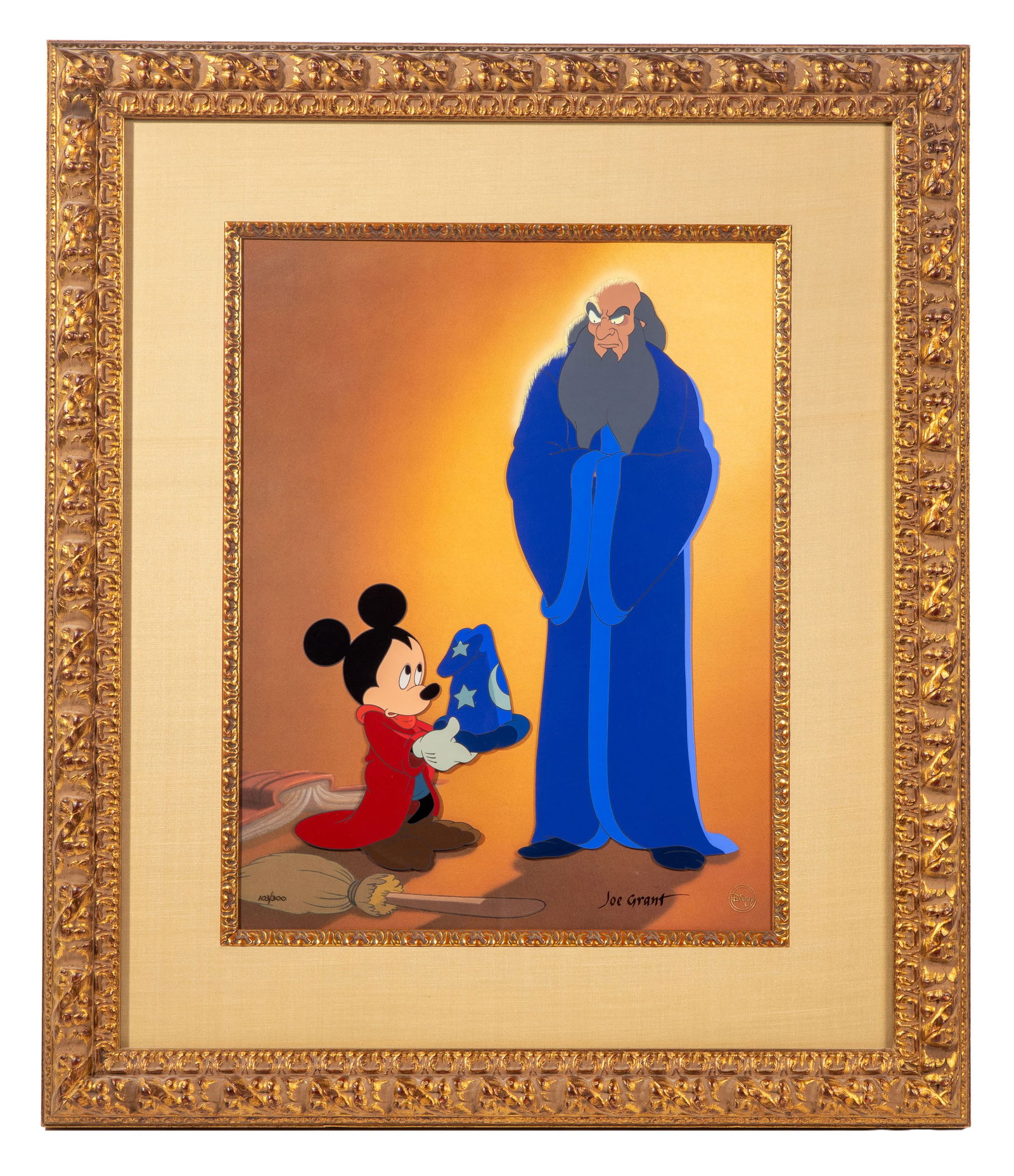 Disney 'A Lesson Learned' Hand Painted Cel Set-Up (1 of 3)