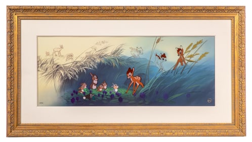 Disney 'Good Morning, Young Prince' Hand Painted Cel Set-Up