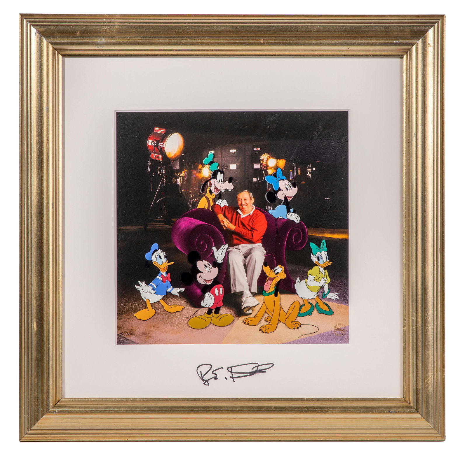 Disney 'Roy Disney and Friends' Hand Painted Cel Set-Up (1 of 3)