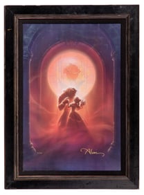 John Alvin (American, 1948-2008) 'Beauty and the Beast' Giclee on Canvas