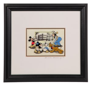 Disney Studios Framed Limited Edition Pin Set