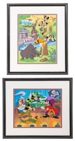 Disney Fab Five Sericels