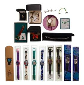 14k Gold and Sterling Silver Jewelry and Watch Assortment