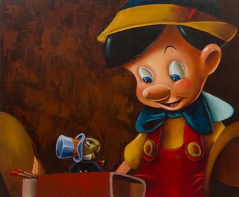 Jon Pinto (American, 20th Century) Oil on Canvas