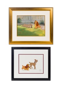 Disney 'Lady and the Tramp' Animation Art Sericels