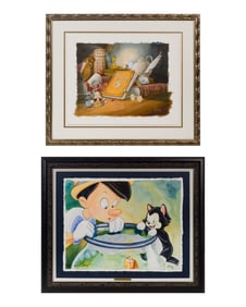 Randy Nobel and Toby Bluth 'Pinocchio' Giclees