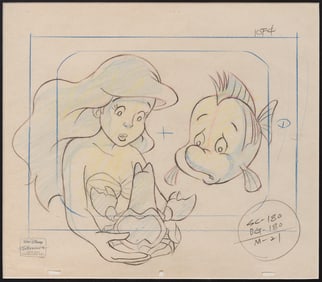 Disney 'The Little Mermaid' Production Drawing