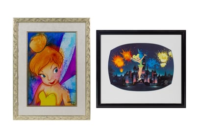Disney 'Tinker Bell' Giclee on Paper and Sericel