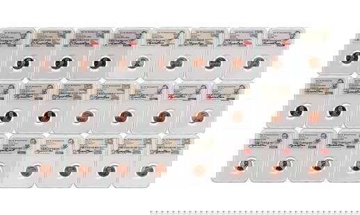2019-W 1c Lincoln NGC Collection: 2019-W 1c Lincoln NGC Collection (24) coins including: (8) PF-70 RD UCAM, (5) Rev PF-70 RD, (3) MS-69 RD PL, (8) MS-69 RD Property from: an Estate, Galena, Illinois Category: Cents > Lincoln Cent Esti