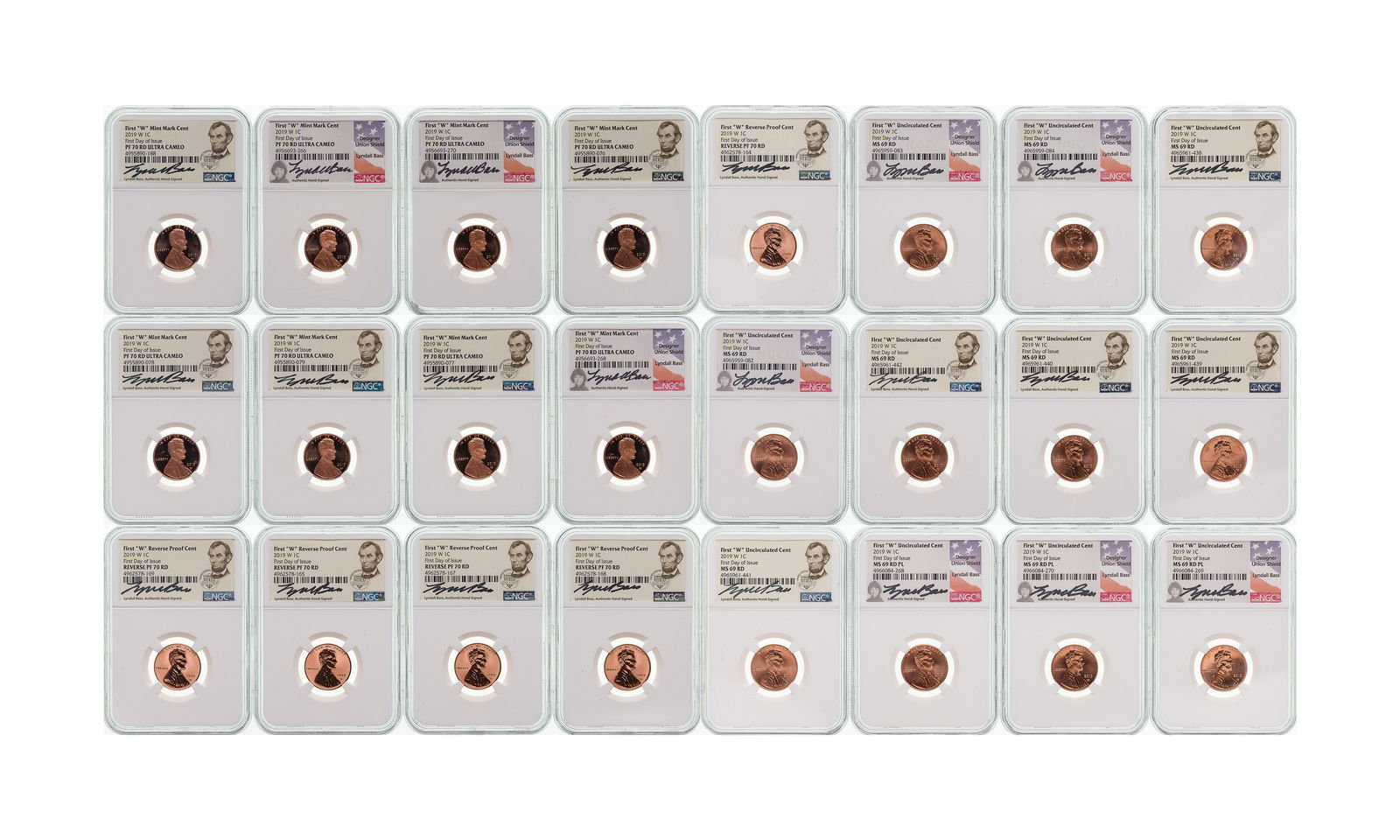 2019-W 1c Lincoln NGC Collection