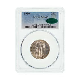 1930 25c MS-66 PCGS CAC
