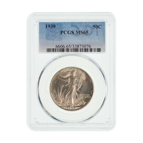 1939 50c MS-65 PCGS
