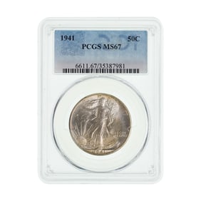 1941 50c MS-67 PCGS
