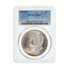 1879-S $1 MS-67 PCGS