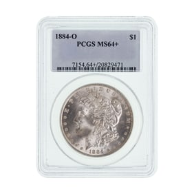1884-O $1 MS-64+ PCGS
