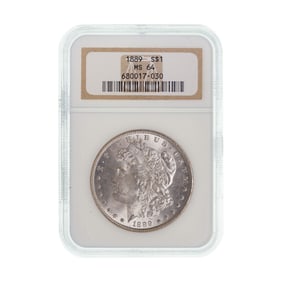 1889 $1 MS-64 NGC