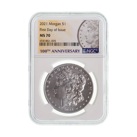 2021 $1 Morgan MS-70 NGC
