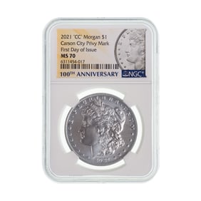 2021-CC Privy $1 Morgan MS-70 NGC