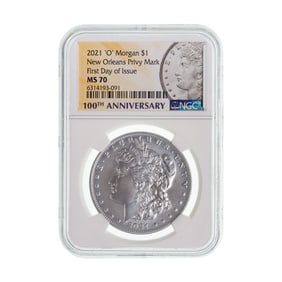 2021-O Privy $1 Morgan MS-70 NGC