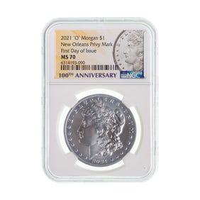 2021-O Privy $1 Morgan MS-70 NGC