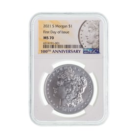 2021-S $1 Morgan MS-70 NGC