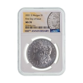 2021-S $1 Morgan MS-70 NGC