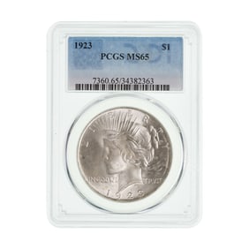 1923 $1 MS-65 PCGS
