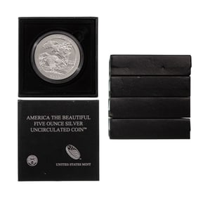 2010 America the Beautiful Five Ounce Silver Collection