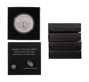 2011 America the Beautiful Five Ounce Silver Collection