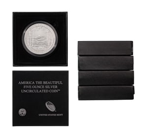 2013 America the Beautiful Five Ounce Silver Collection