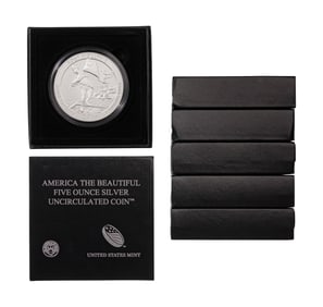 2016 America the Beautiful Five Ounce Silver Collection