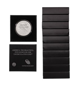 2020 America the Beautiful Five Ounce Silver Collection