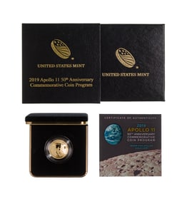 2019-W $5 Gold Apollo 11 Proof