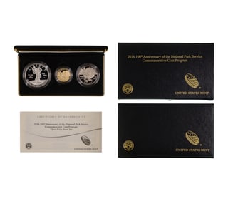 2016 National Park Service Three-Coin Proof Set